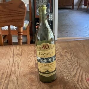 40th Anniversary Green Wine Bottle